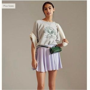Anthropologie lilac skort